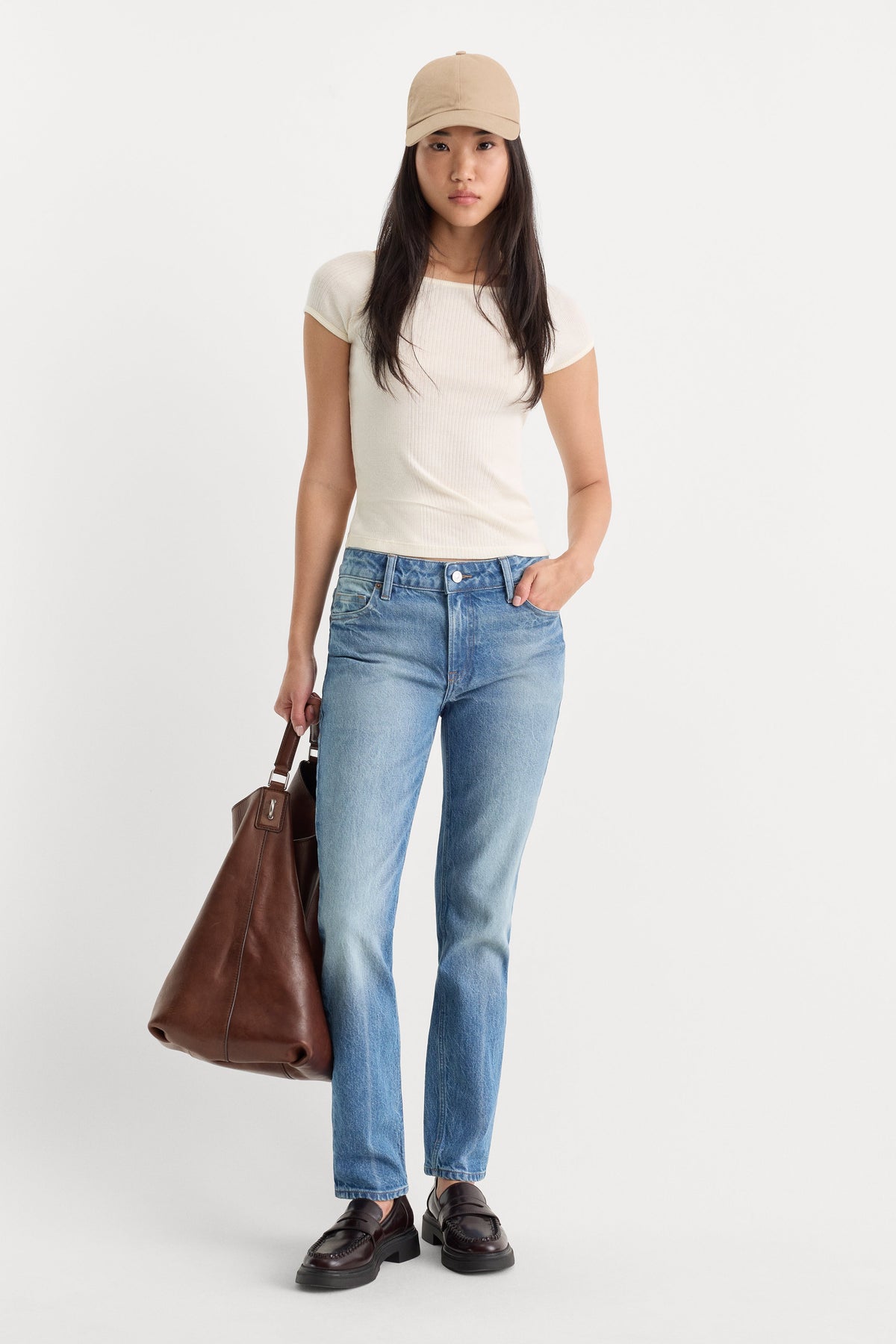 Luxury VINTAGE CIGARETTE JEANS ELOWEN