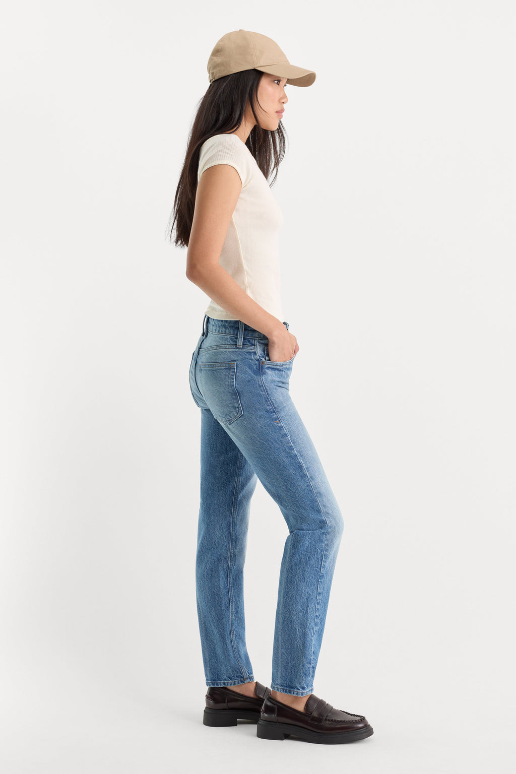 Luxury VINTAGE CIGARETTE JEANS ELOWEN
