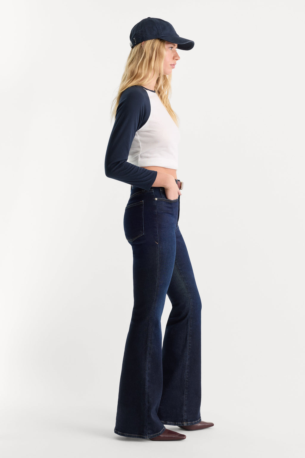 Luxury GOOD LEGS FLARE JEANS INDIGO1308