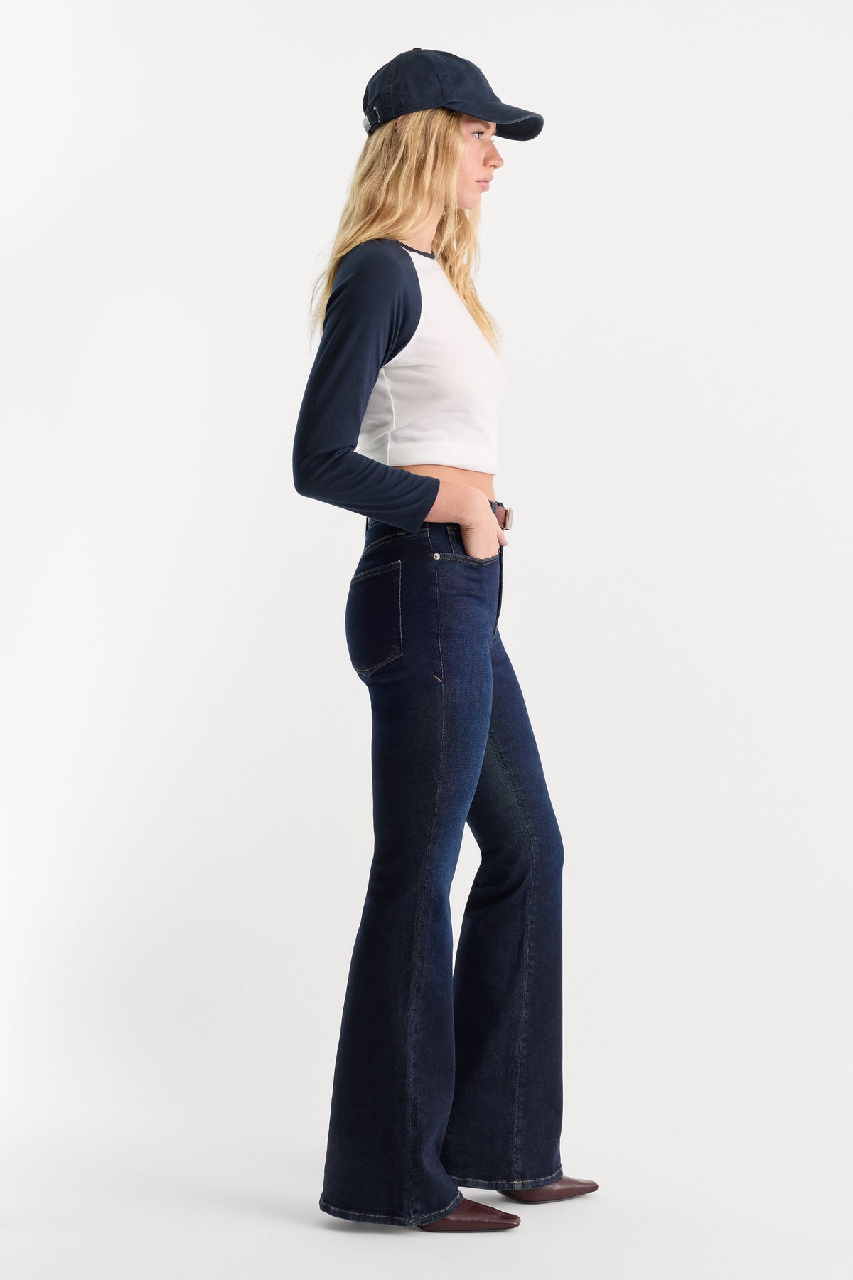 Luxury GOOD LEGS FLARE JEANS INDIGO1308