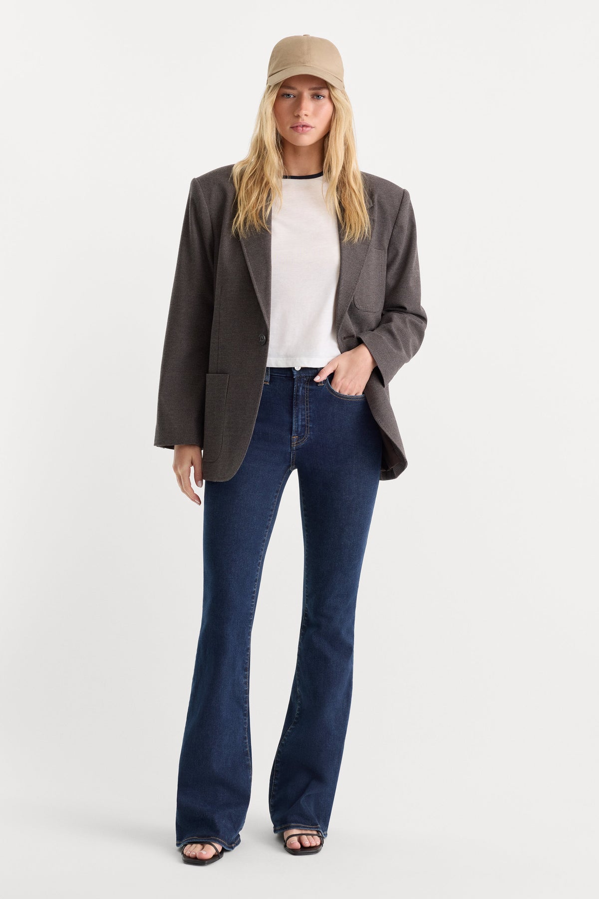 Luxury ALWAYS FITS GOOD LEGS FLARE JEANS LONG INDIGO1317