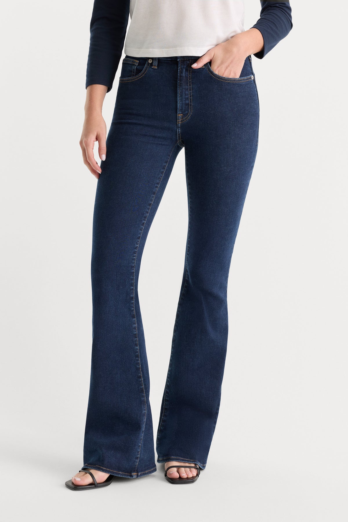 Luxury ALWAYS FITS GOOD LEGS FLARE JEANS LONG INDIGO1317