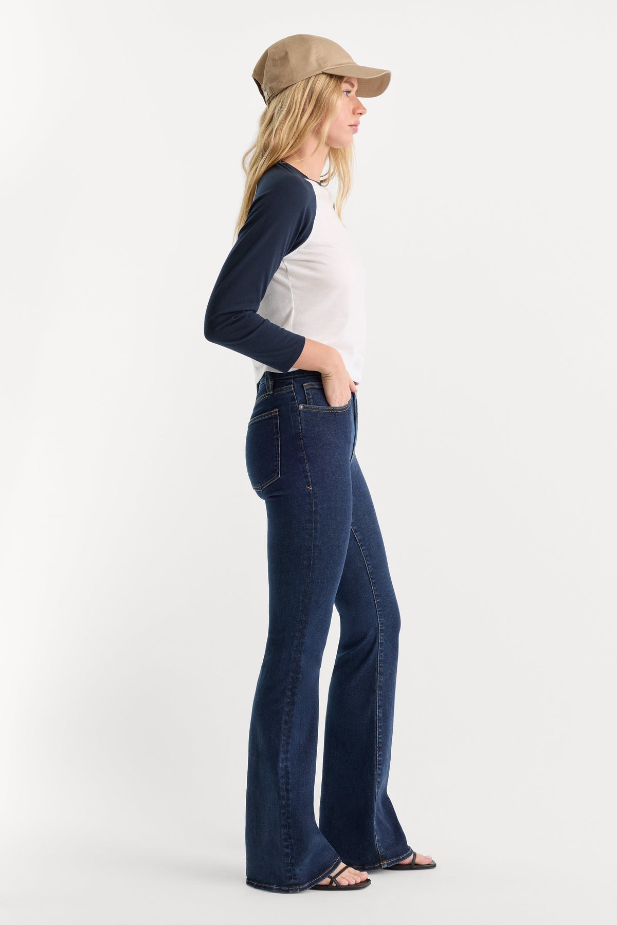 Luxury ALWAYS FITS GOOD LEGS FLARE JEANS LONG INDIGO1317