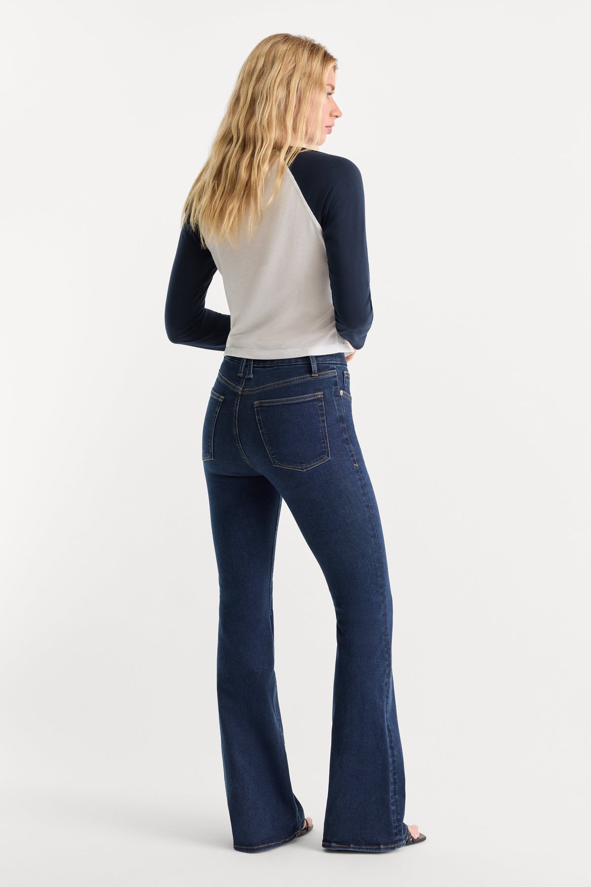 Luxury ALWAYS FITS GOOD LEGS FLARE JEANS LONG INDIGO1317