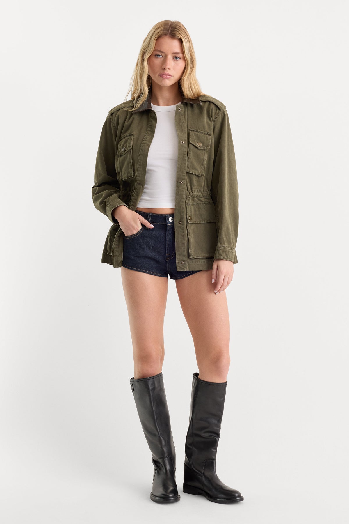 Luxury THE FIELD JACKET TEA BARK