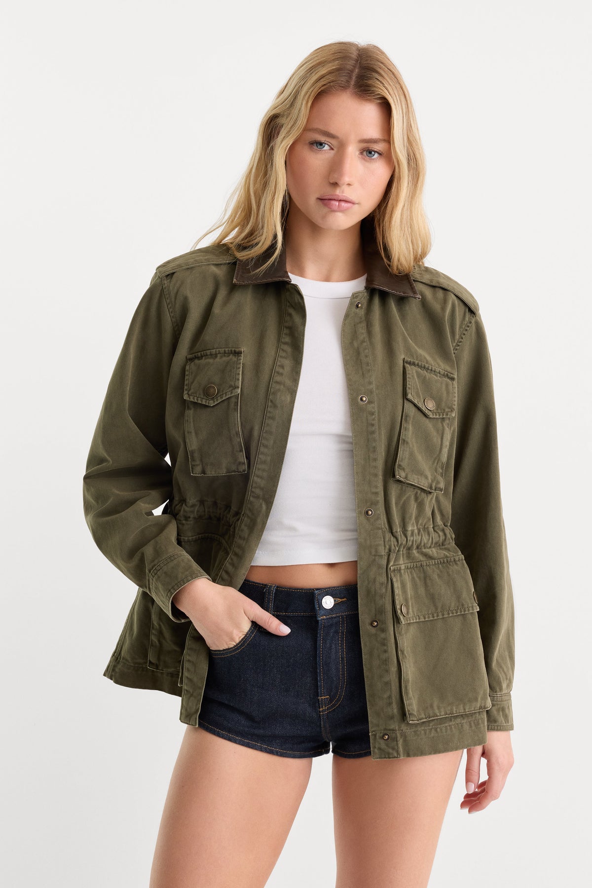 Luxury THE FIELD JACKET TEA BARK