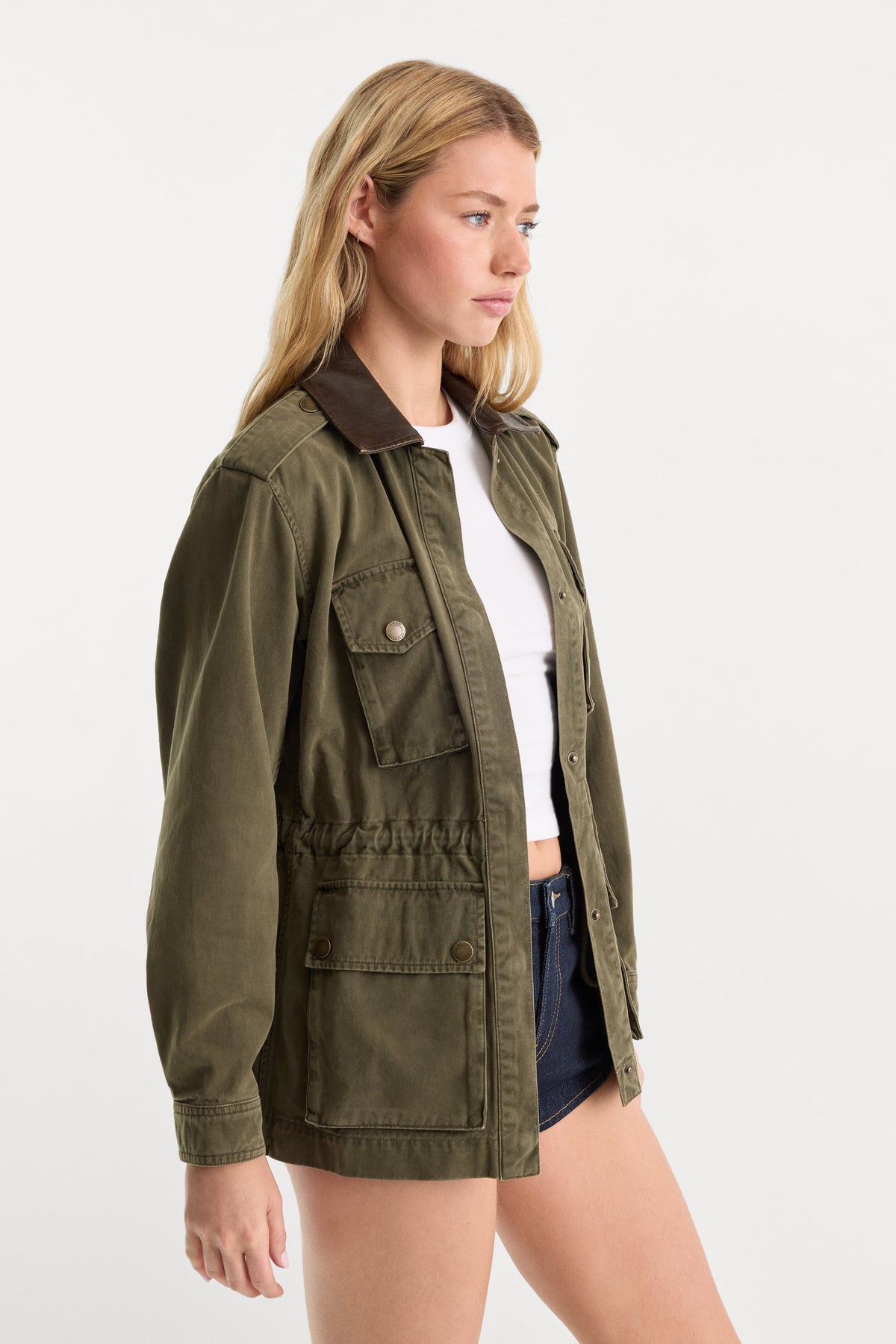 Luxury THE FIELD JACKET TEA BARK