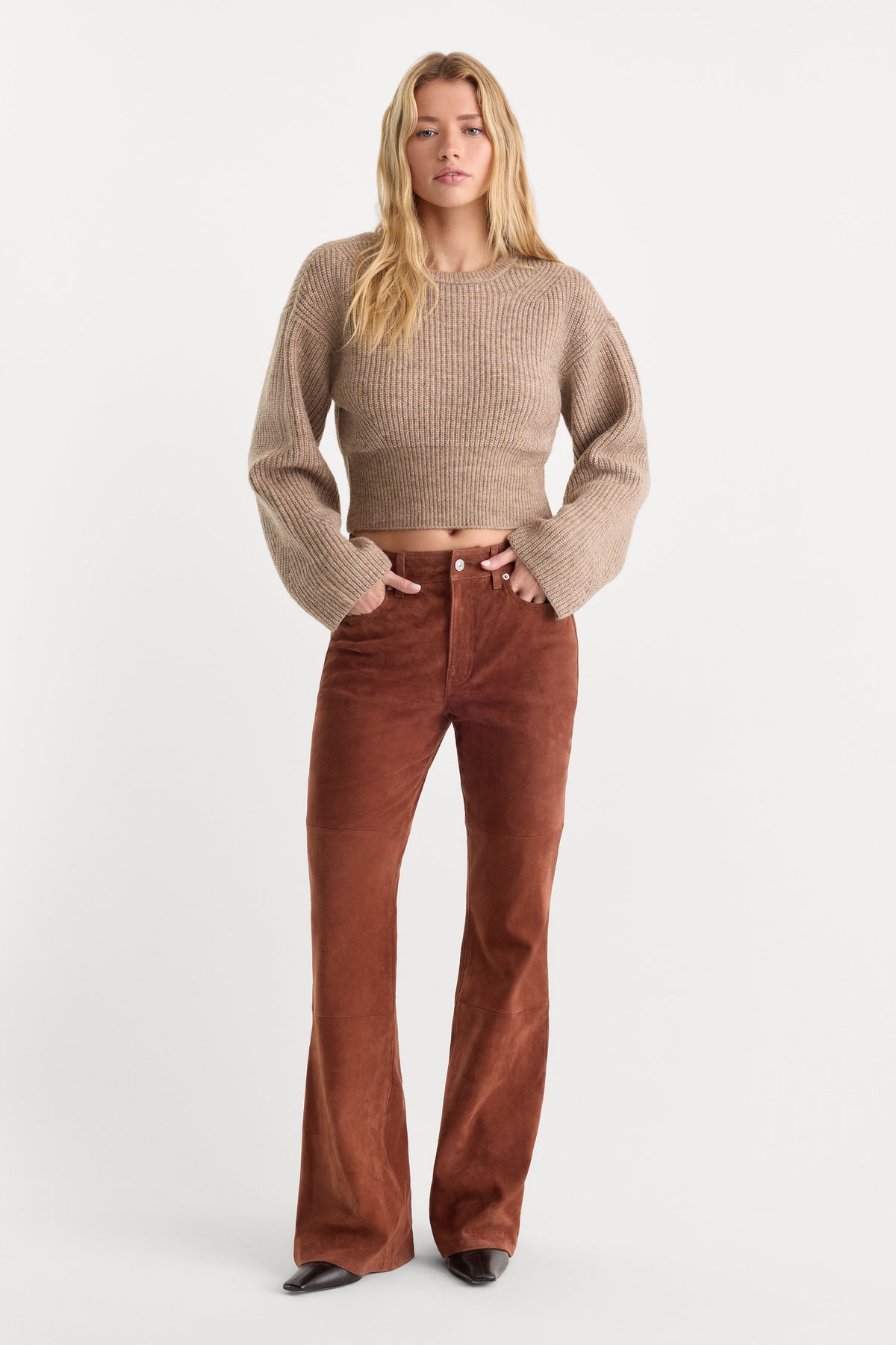 Luxury THE CHUNKY KNIT SWEATER DUSK