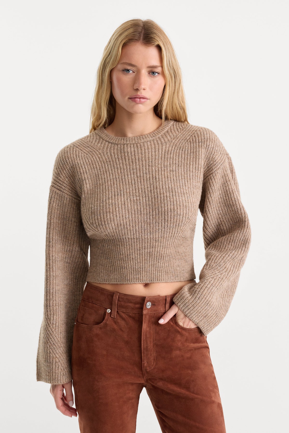 Luxury THE CHUNKY KNIT SWEATER DUSK