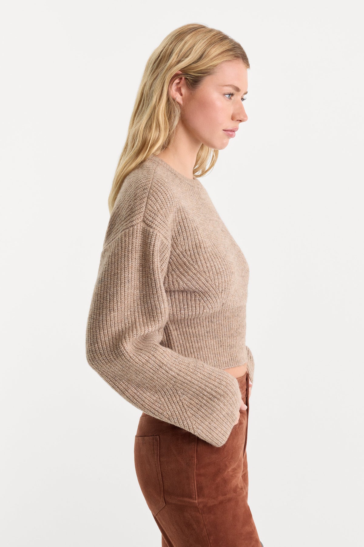Luxury THE CHUNKY KNIT SWEATER DUSK