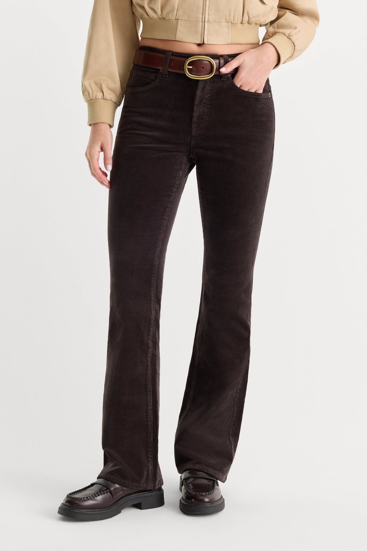 Luxury GOOD CLASSIC BOOTCUT CORDUROY PANT ESPRESSO