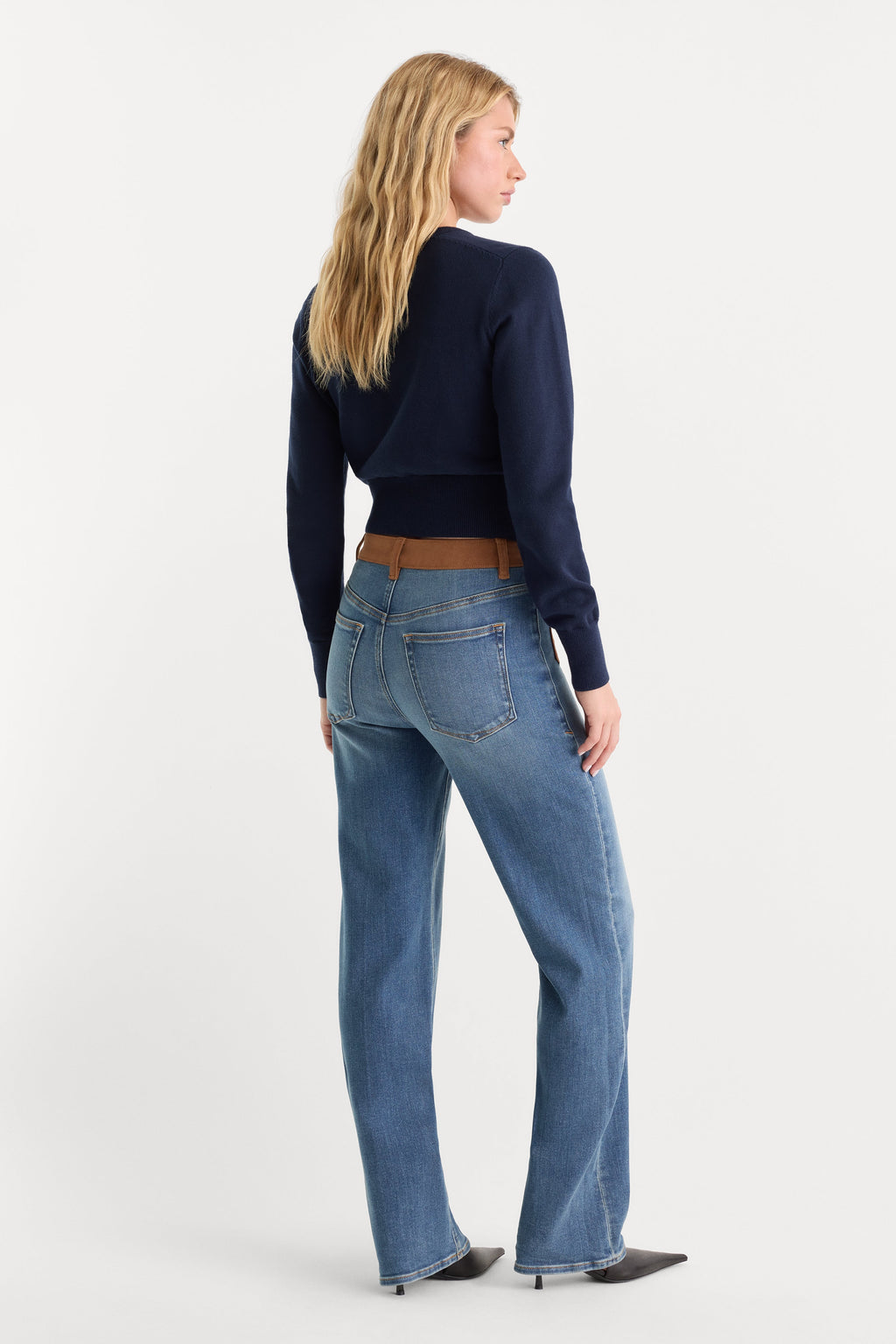 Luxury GOOD PETITE TRUE STRAIGHT JEANS CREST