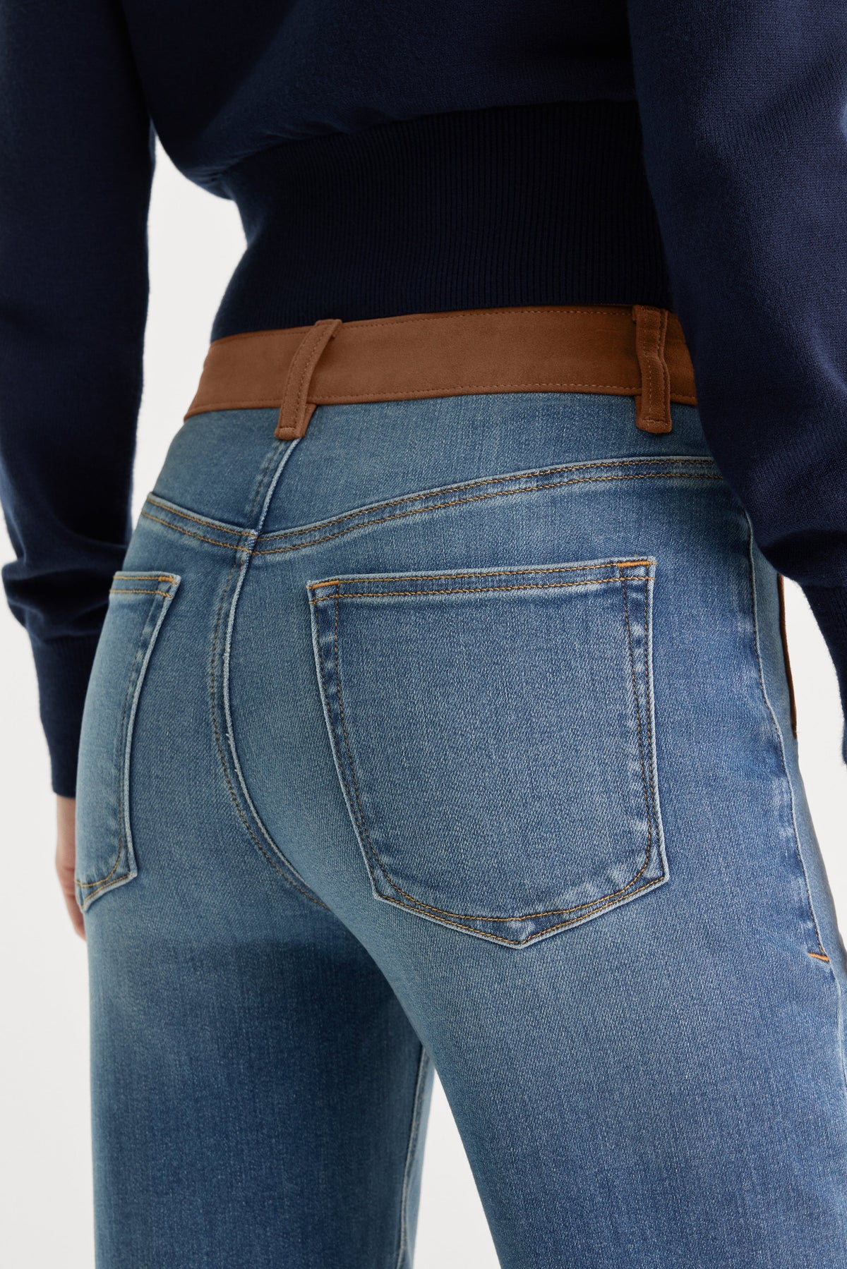 Luxury GOOD TRUE STRAIGHT JEANS CREST