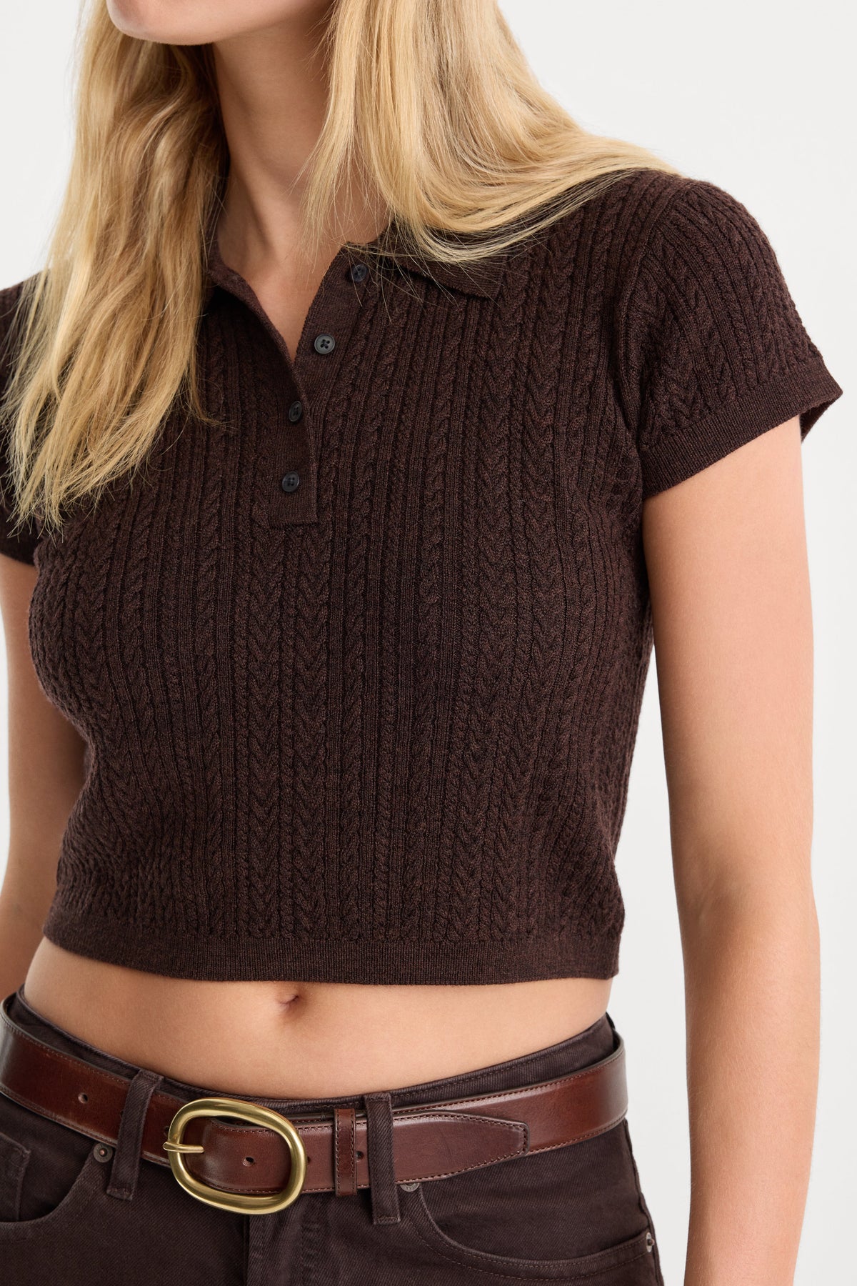 Luxury THE MICRO CABLE POLO ESPRESSO