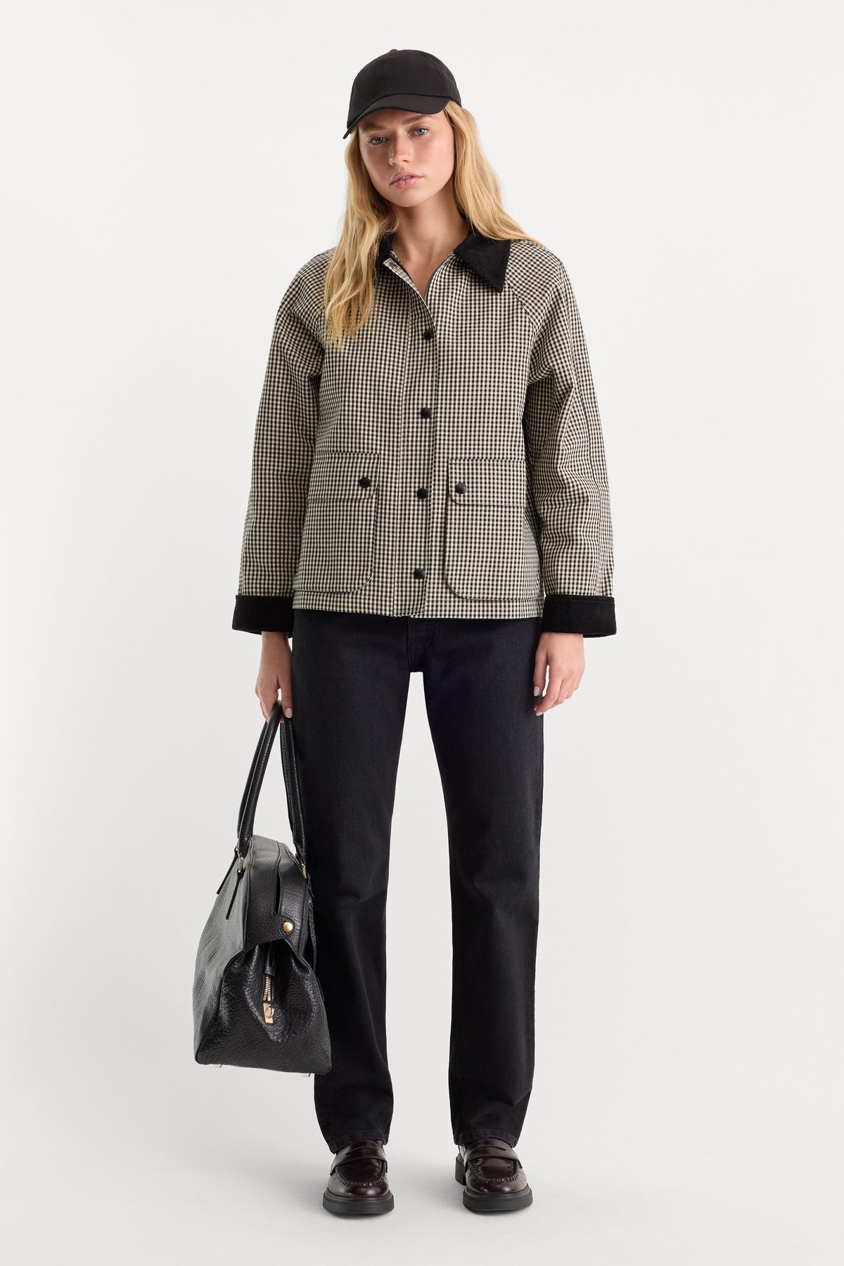 Luxury THE HERITAGE JACKET BLACK CHECK