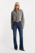 Luxury GOOD LOW RISE BOOTCUT JEANS UMBER