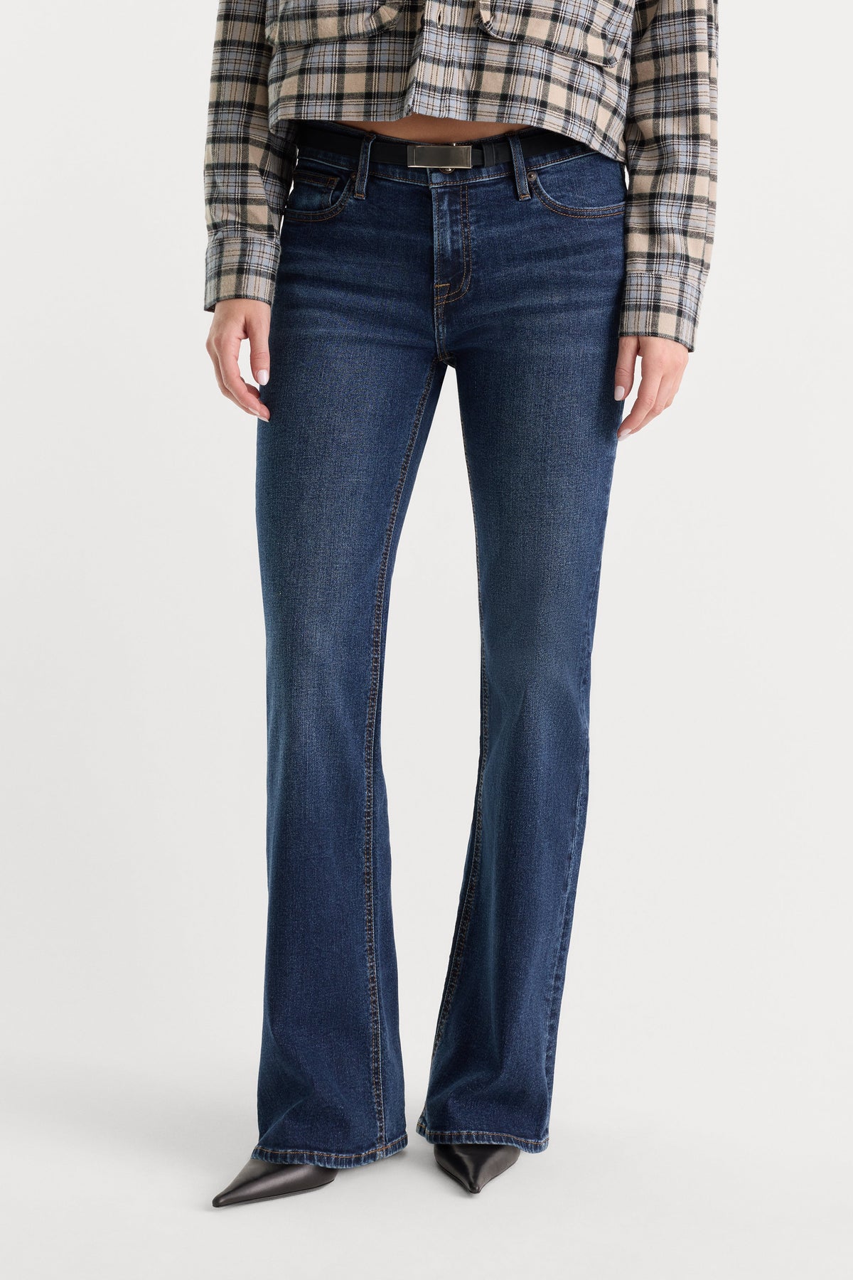 Luxury GOOD LOW RISE BOOTCUT JEANS UMBER