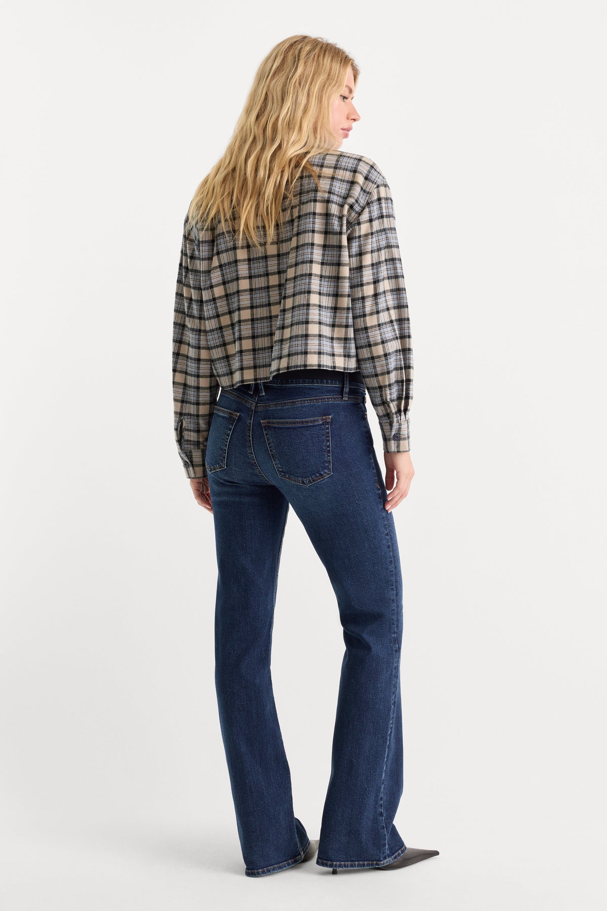 Luxury GOOD LOW RISE BOOTCUT JEANS UMBER