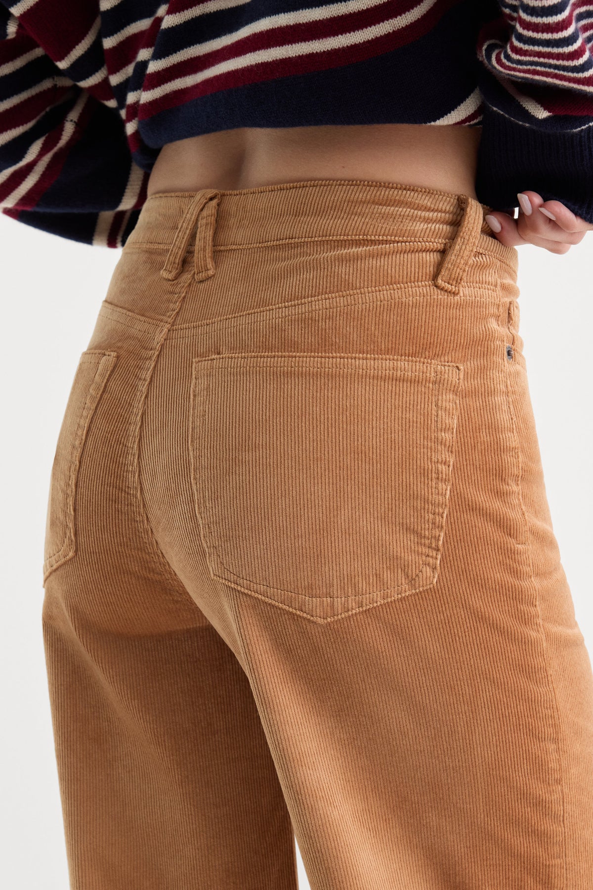 Luxury VINTAGE WIDE CORDUROY PANT CAFE CLAY