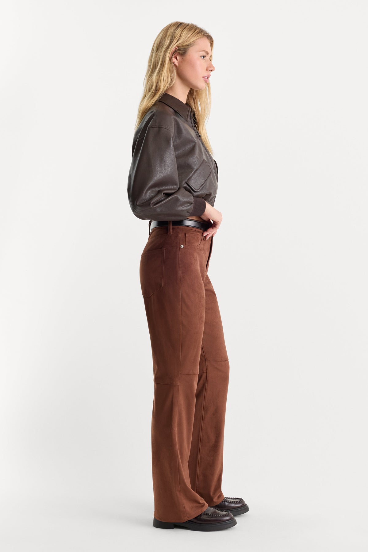 Luxury BETTER THAN SUEDE GOOD CLASSIC BOOTCUT PANT CAFE CLAY