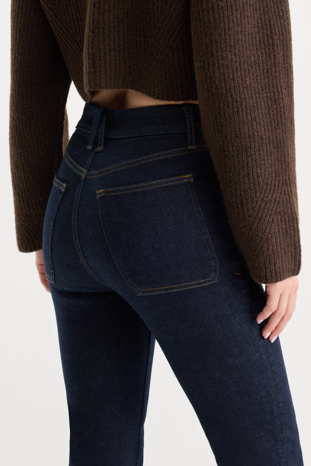 Luxury ALWAYS FITS PATCH POCKET GOOD CLASSIC BOOTCUT JEANS DENETHICBLUE04