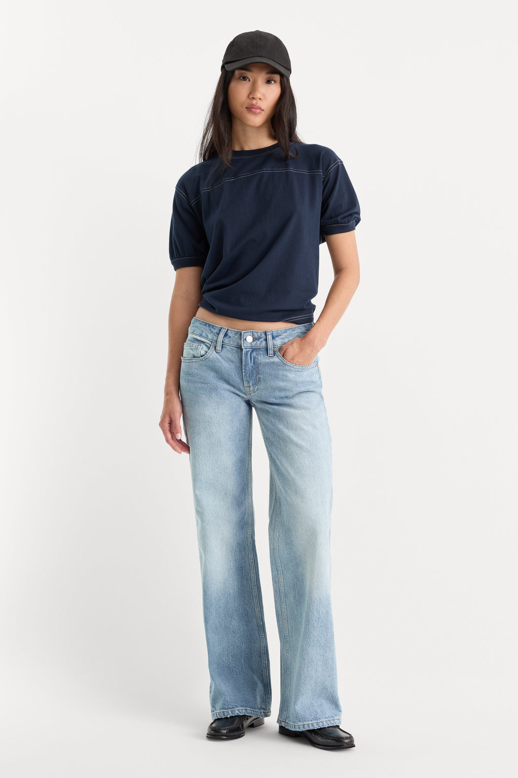 Luxury VINTAGE LOW LOOSE JEANS VALE