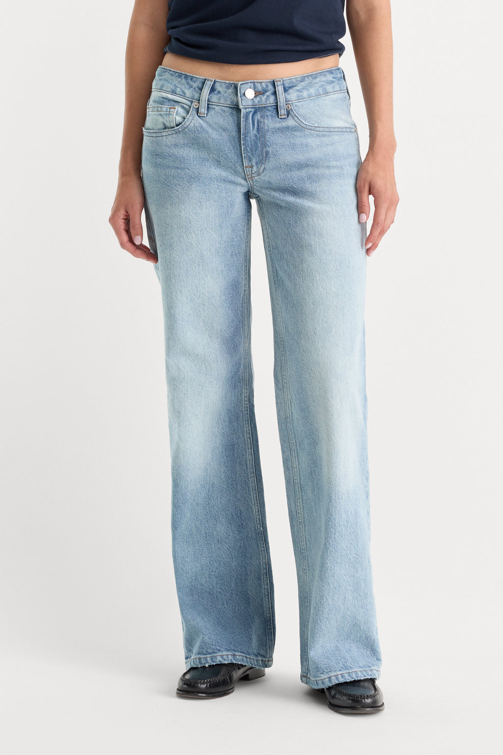 Luxury VINTAGE LOW LOOSE JEANS VALE