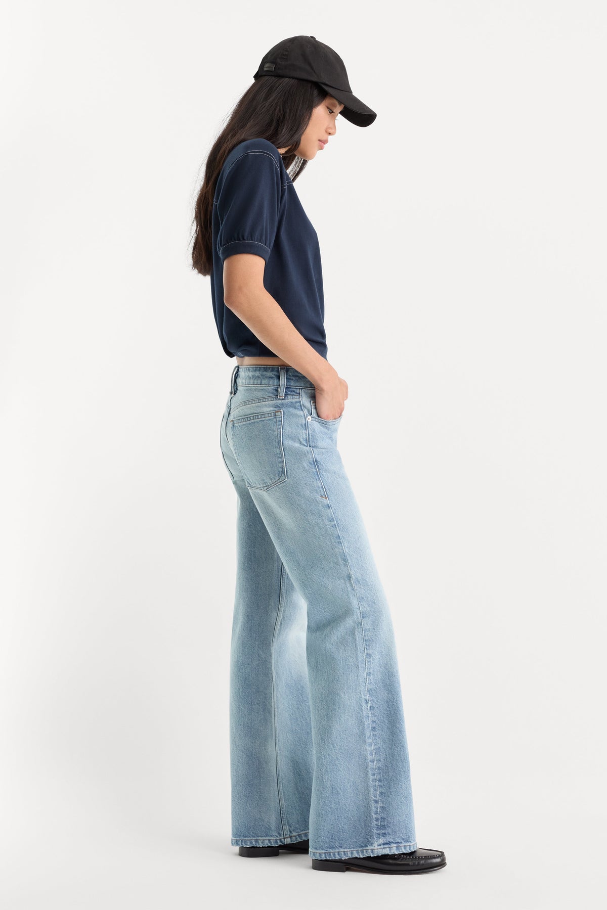 Luxury VINTAGE LOW LOOSE JEANS VALE