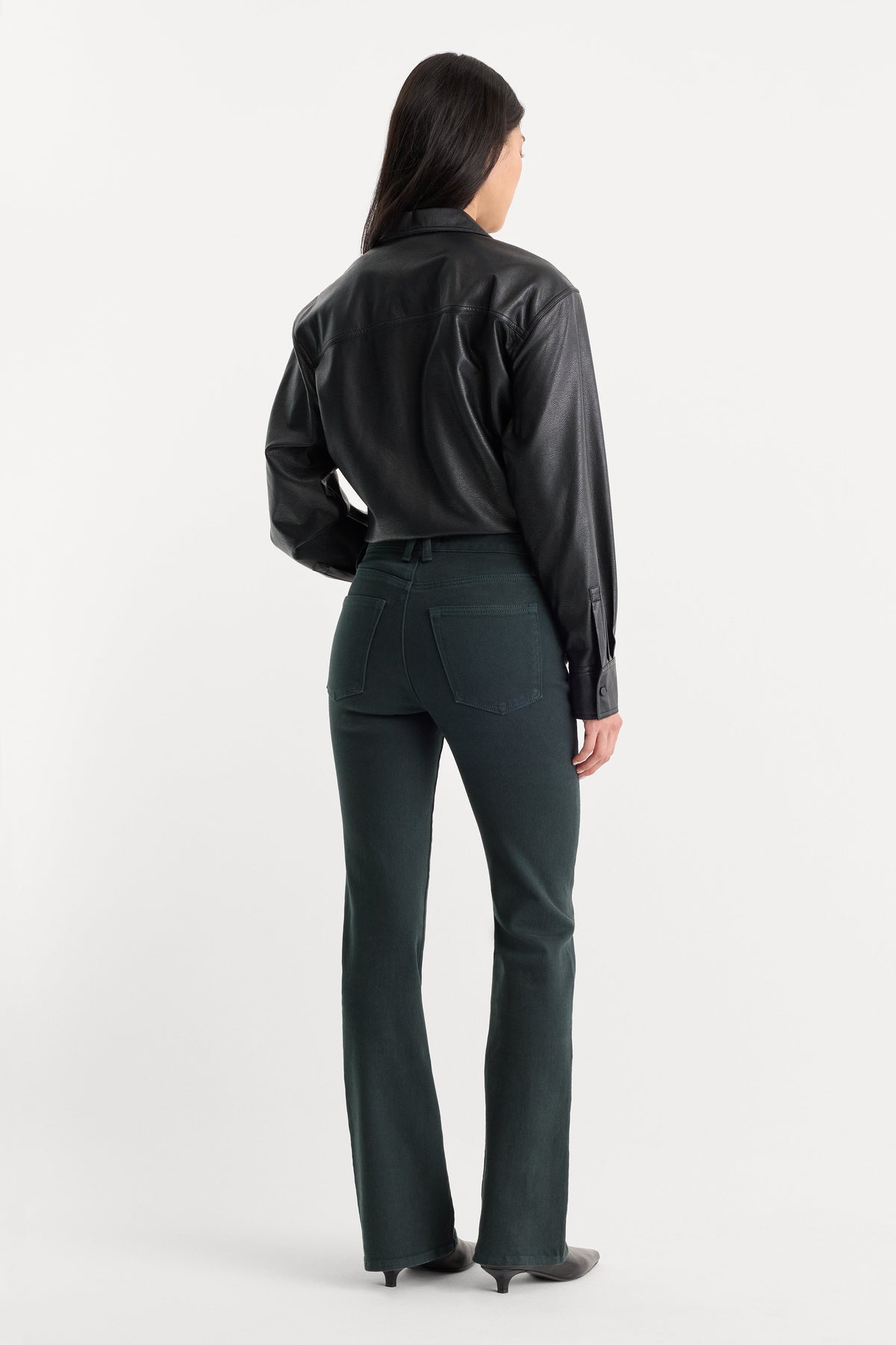 Luxury GOOD CLASSIC BOOTCUT JEANS FOREST GREEN