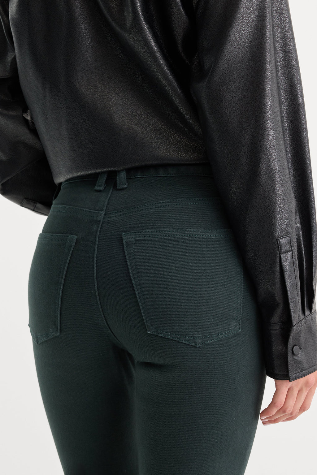 Luxury GOOD CLASSIC BOOTCUT JEANS FOREST GREEN
