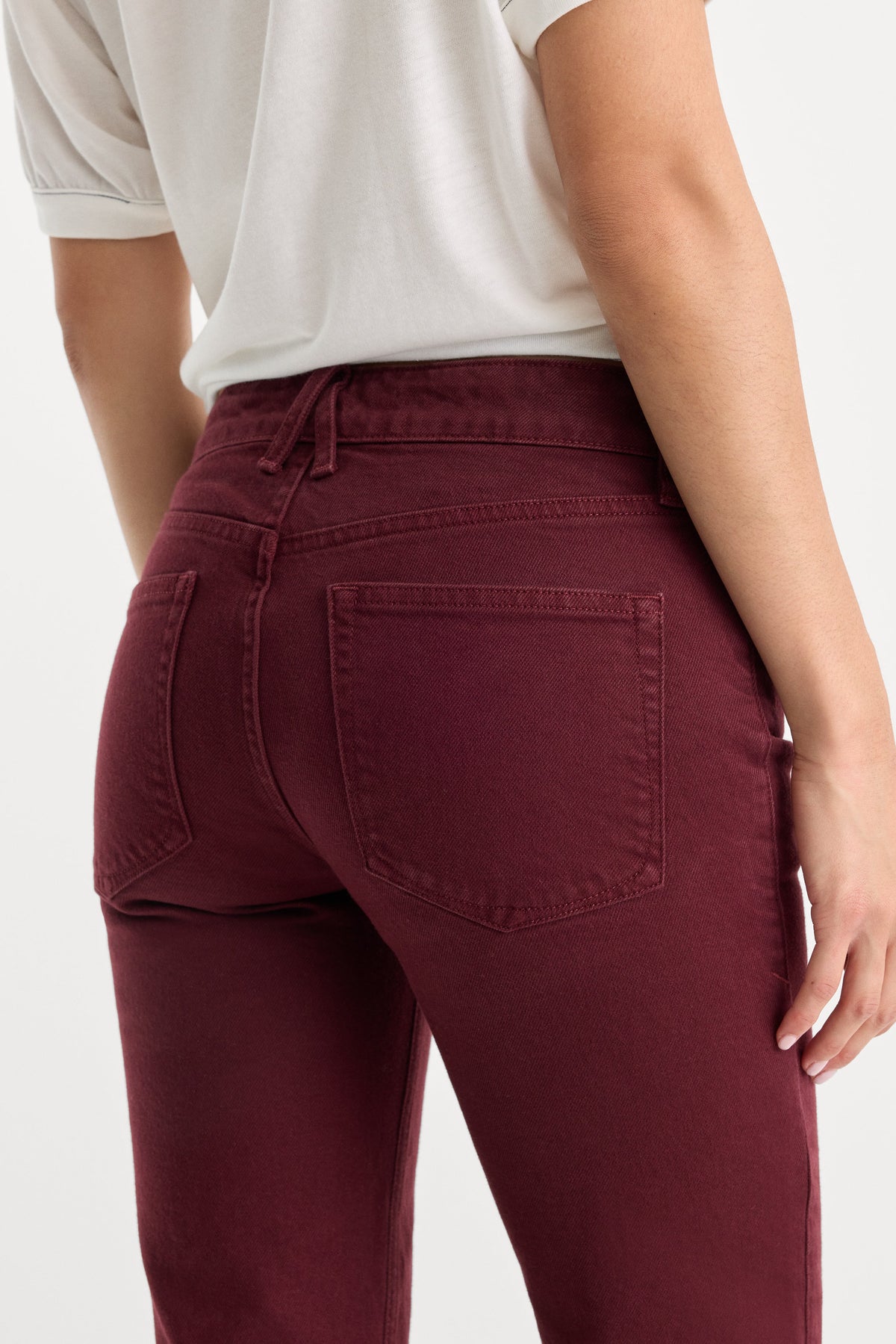 Luxury VINTAGE LOW RISE BOOTCUT JEANS BERRY NOIR