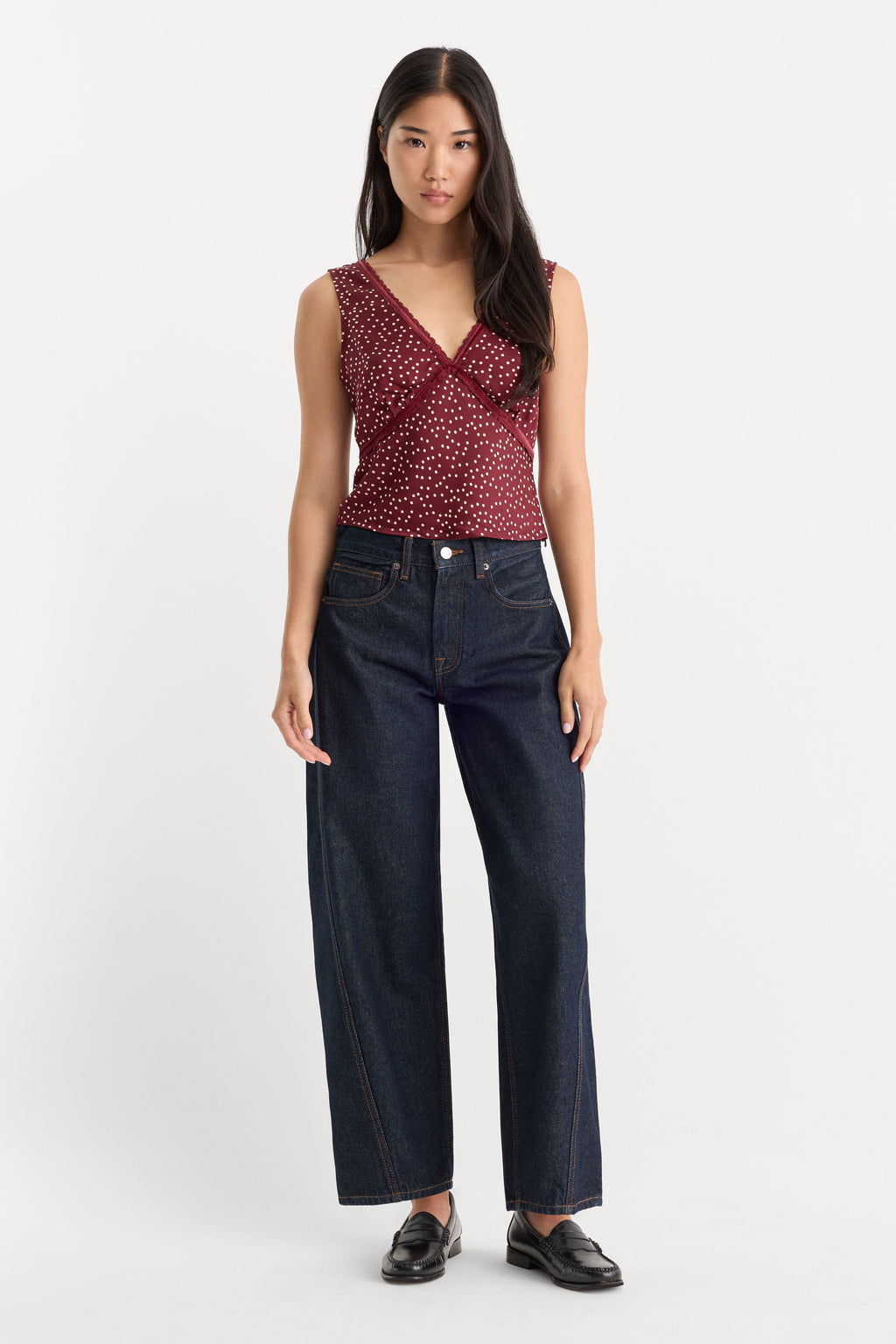 Luxury VINTAGE BARREL ANKLE JEANS RINSE