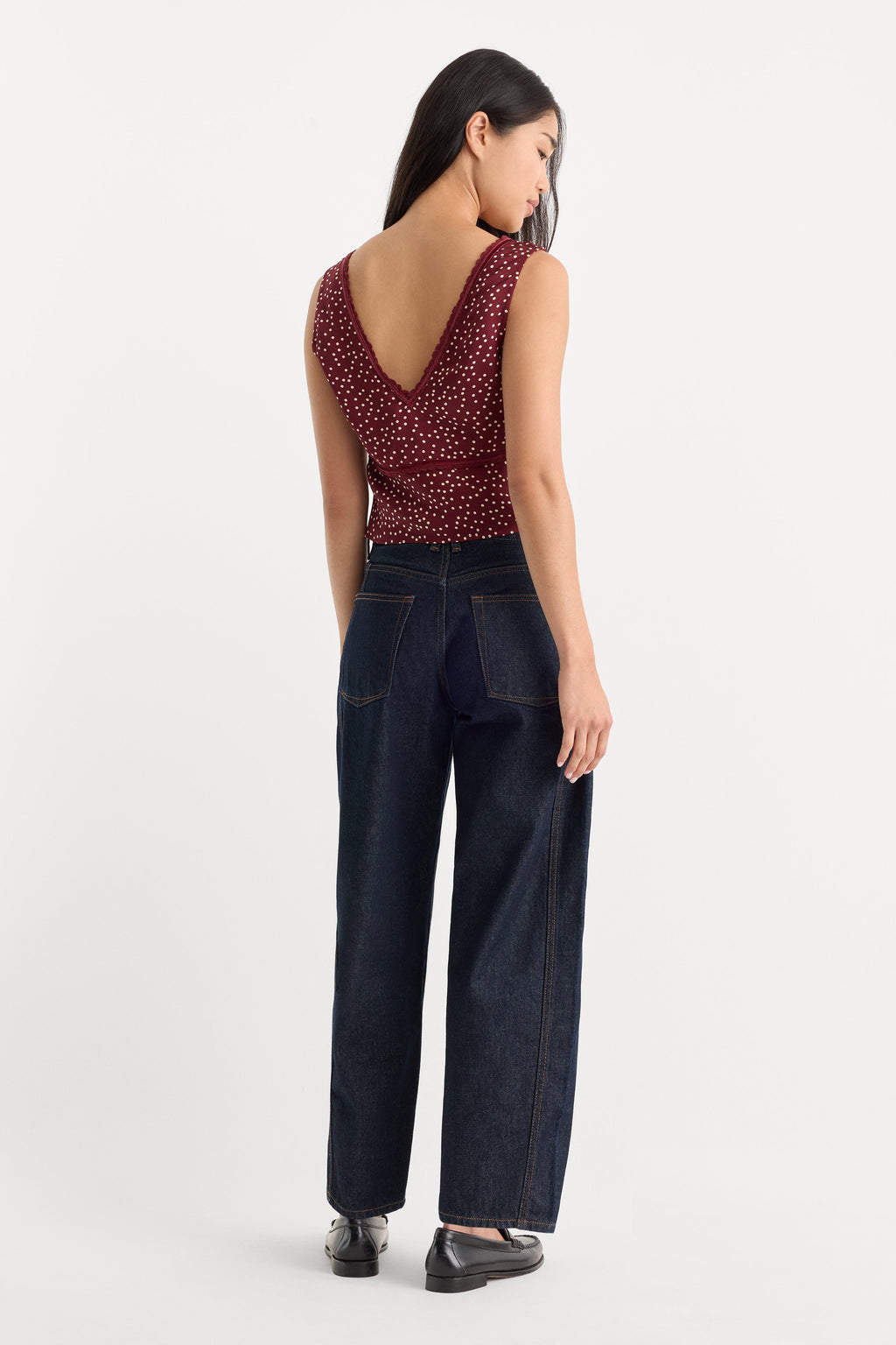 Luxury VINTAGE BARREL ANKLE JEANS RINSE