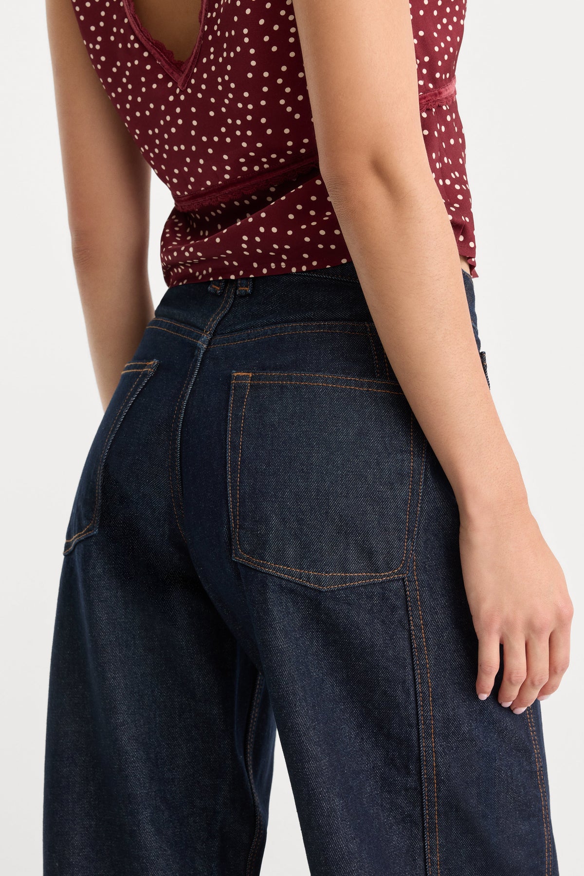 Luxury VINTAGE BARREL ANKLE JEANS RINSE