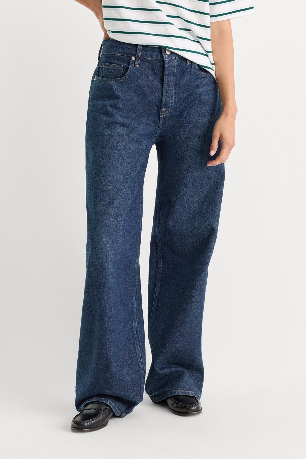 Luxury VINTAGE WIDE JEANS QUIRK