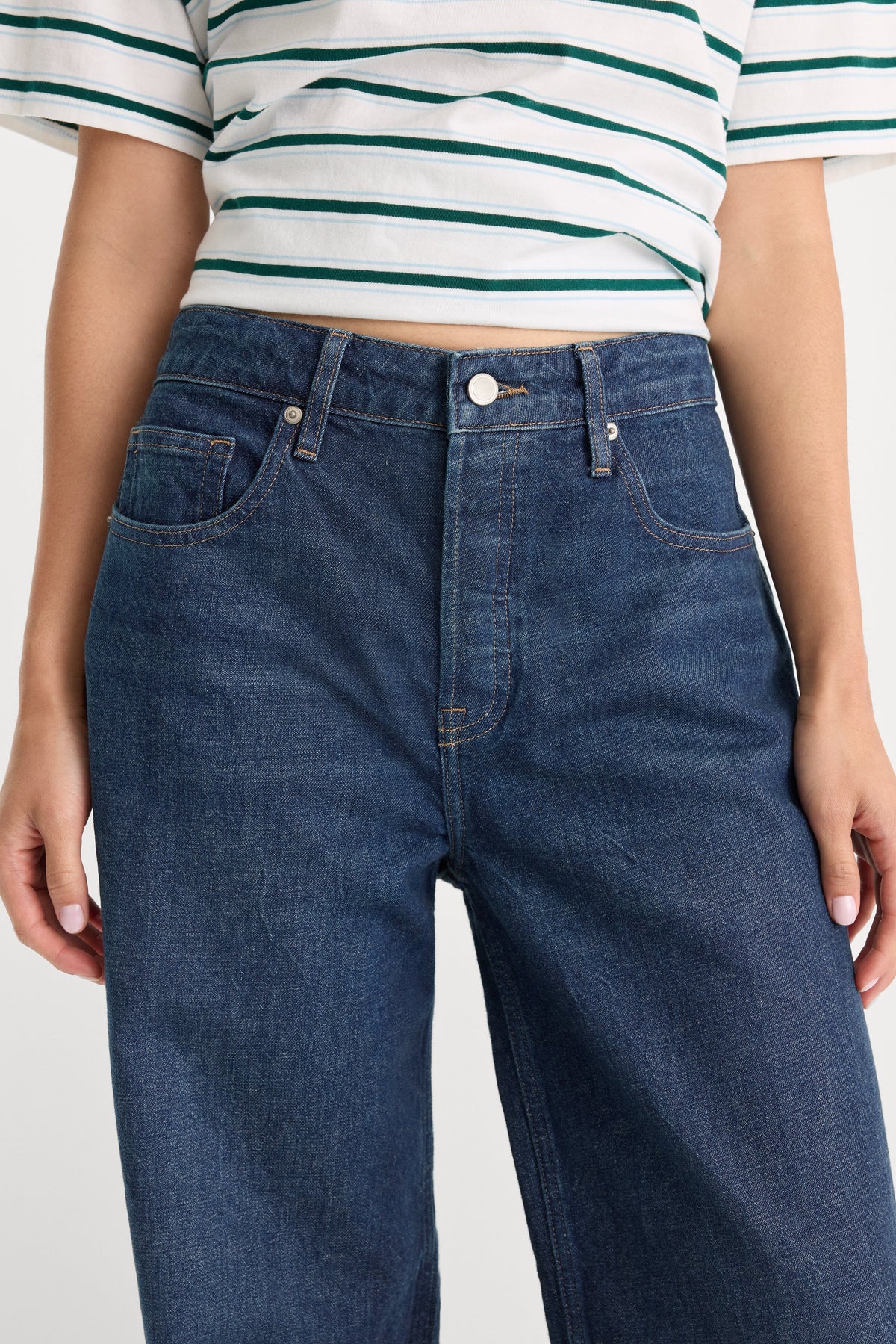 Luxury VINTAGE WIDE JEANS QUIRK