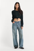 Luxury VINTAGE WIDE JEANS OAK