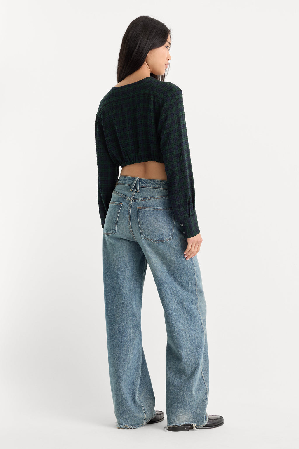 Luxury VINTAGE WIDE JEANS OAK