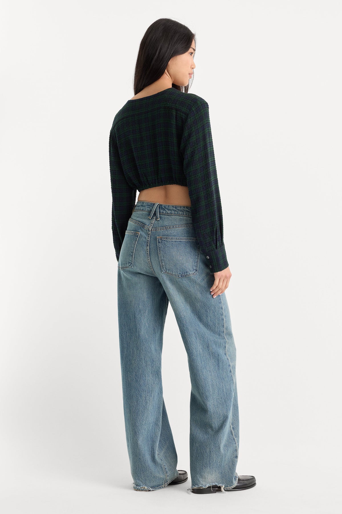 Luxury VINTAGE WIDE JEANS OAK