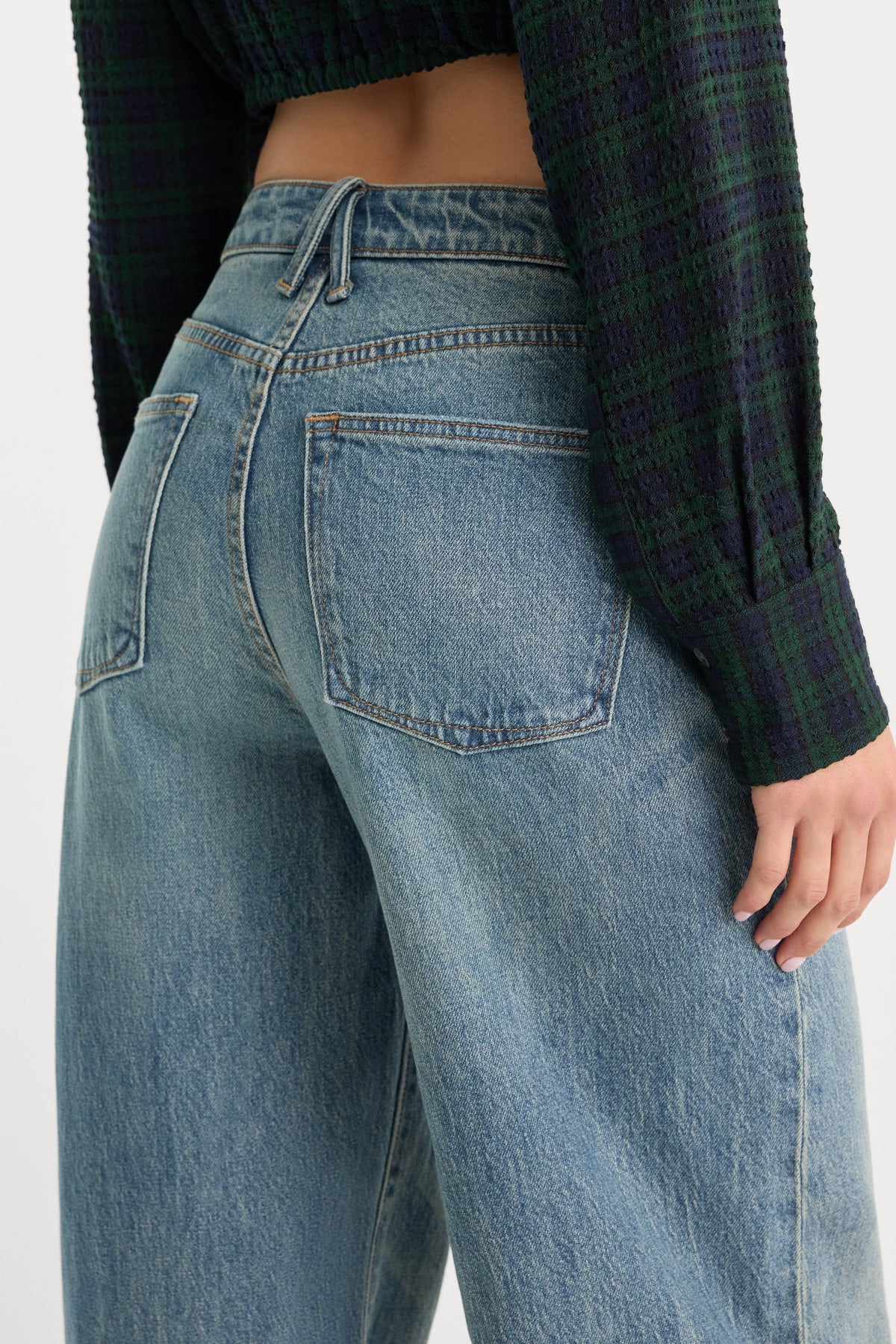 Luxury VINTAGE WIDE JEANS OAK