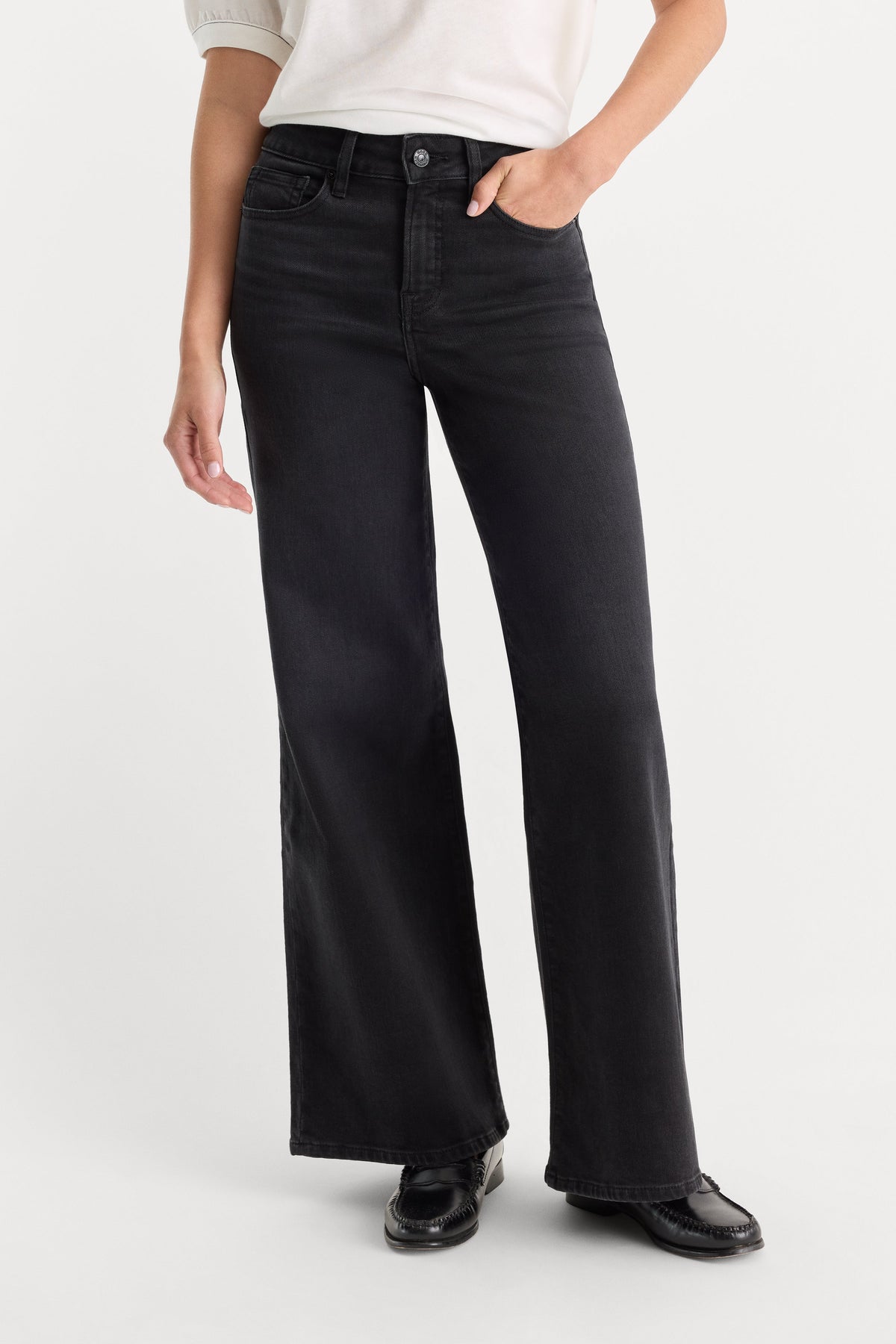 Luxury GOOD WAIST PALAZZO ANKLE JEANS TYRE