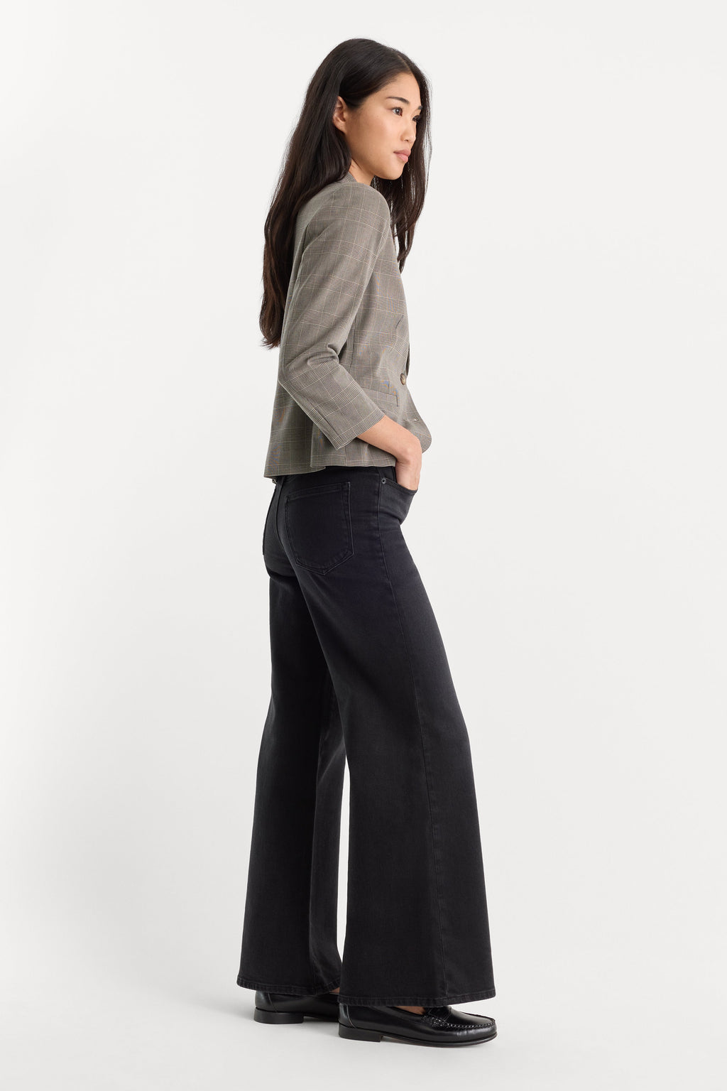 Luxury GOOD WAIST PALAZZO ANKLE JEANS TYRE