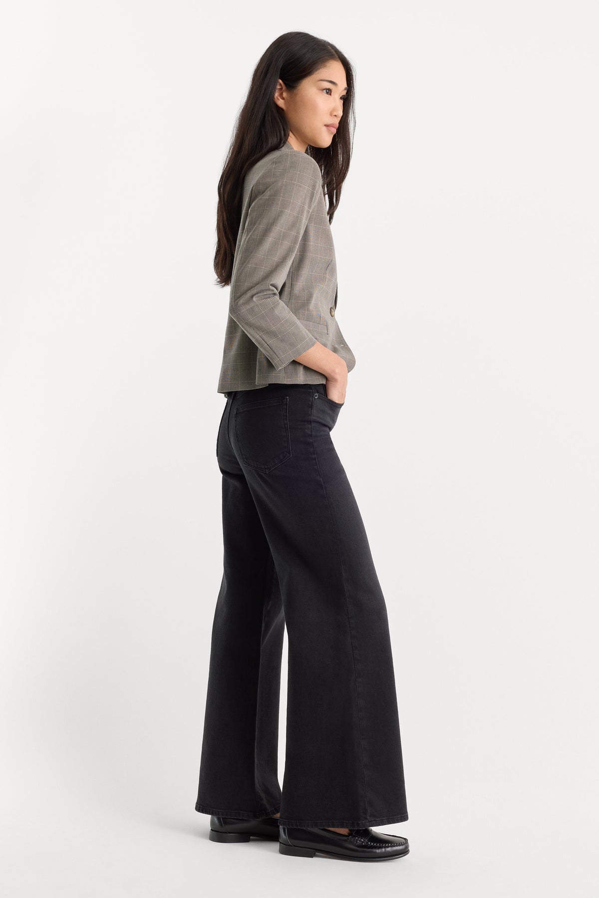 Luxury GOOD WAIST PALAZZO ANKLE JEANS TYRE