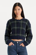 Luxury THE JACQUARD CARDIGAN FOREST PLAID