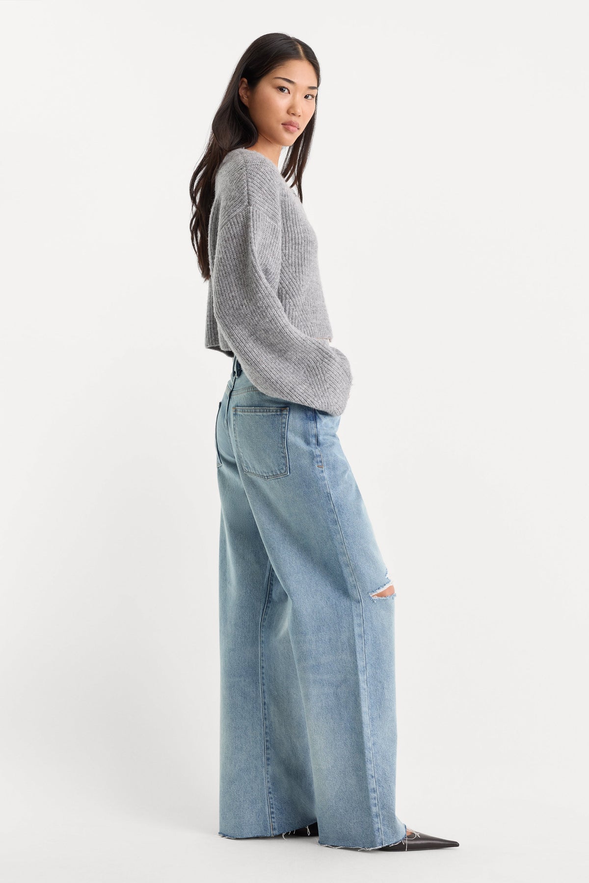Luxury VINTAGE LOW SLUNG BAGGY JEANS TERRA