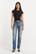 Luxury VINTAGE STRAIGHT JEANS INDIGO1282