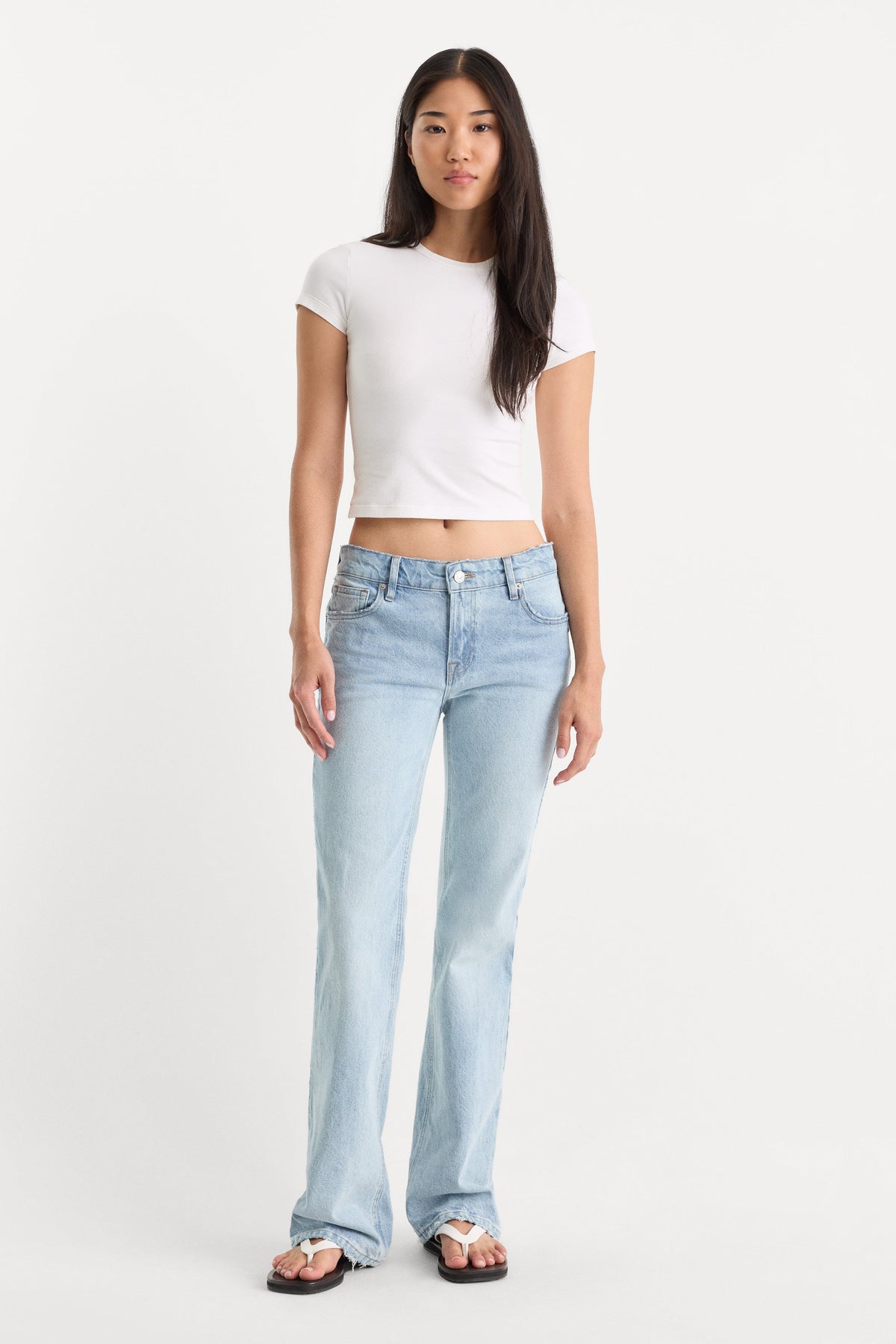 Luxury VINTAGE LOW RISE BOOTCUT JEANS INDIGO1220