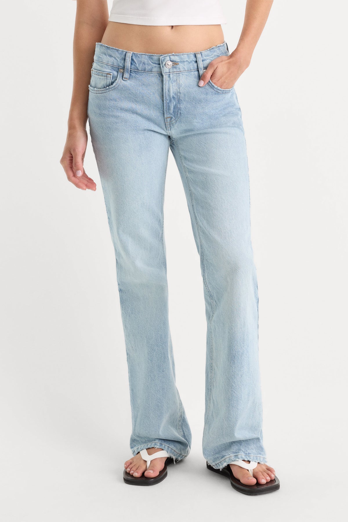 Luxury VINTAGE LOW RISE BOOTCUT JEANS INDIGO1220