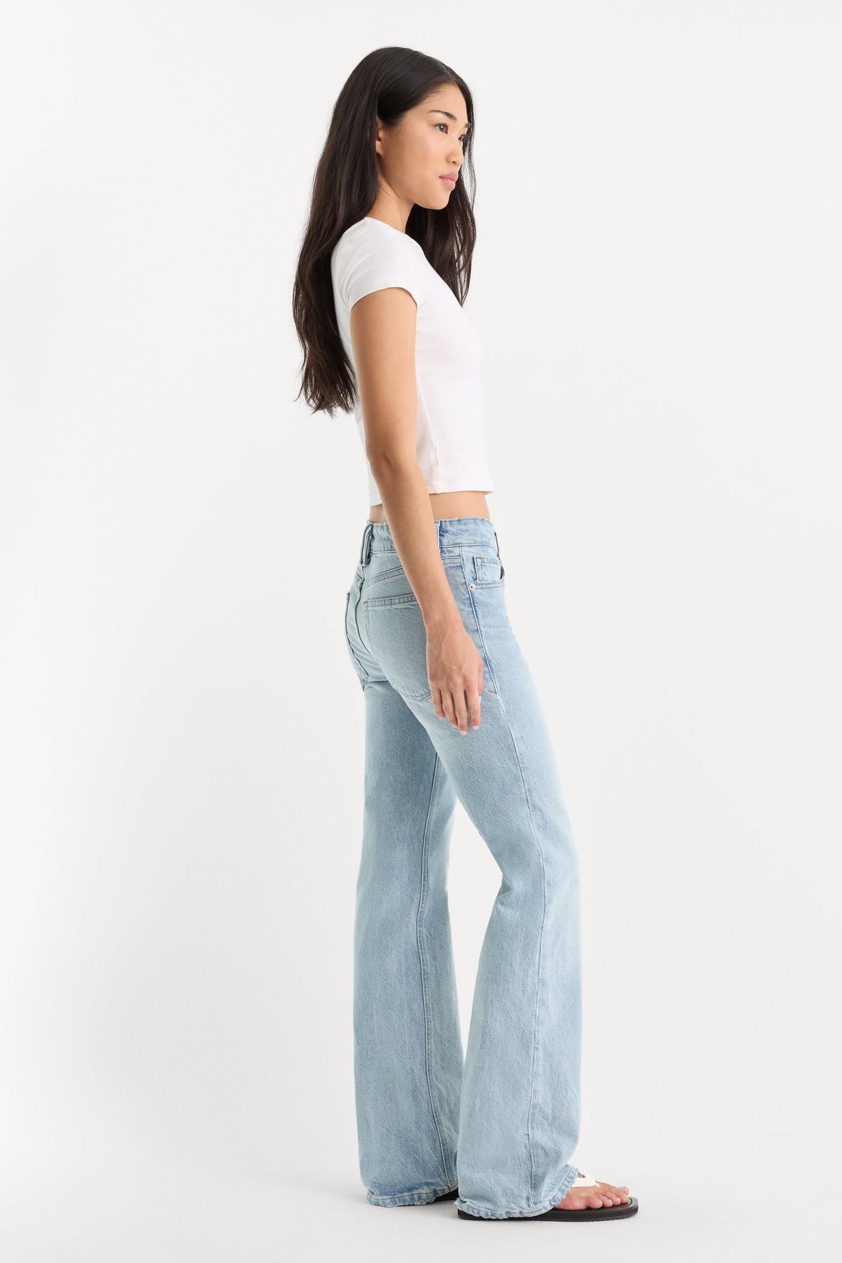Luxury VINTAGE LOW RISE BOOTCUT JEANS INDIGO1220