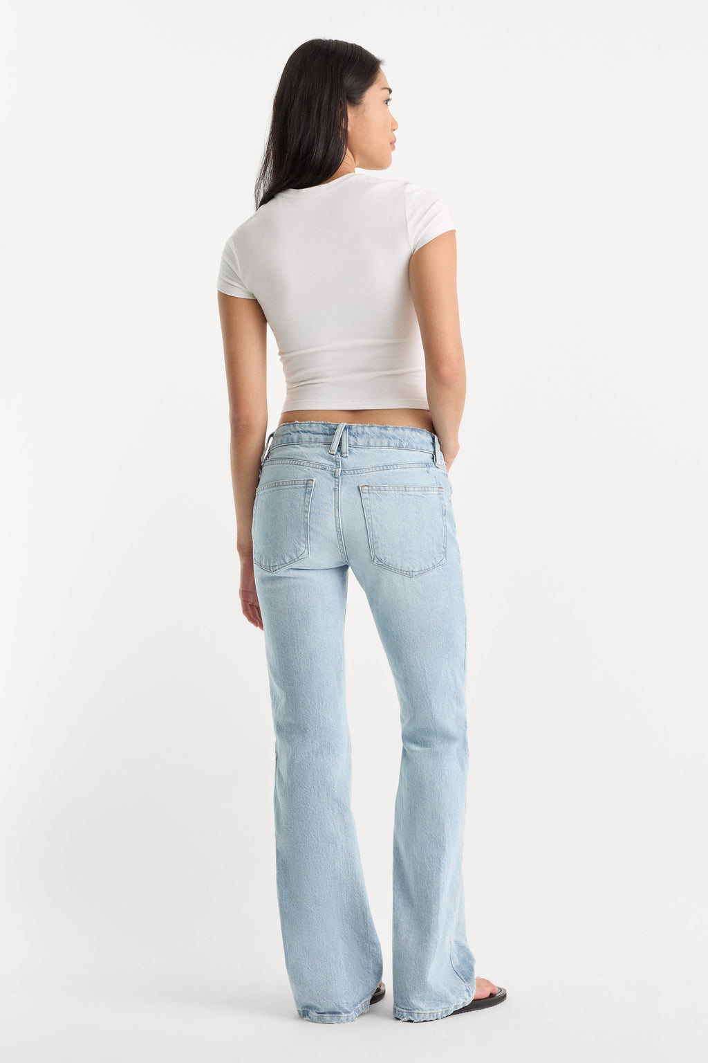 Luxury VINTAGE LOW RISE BOOTCUT JEANS INDIGO1220